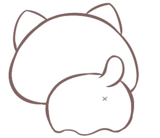 😕 Стикер «being kitten» для Telegram