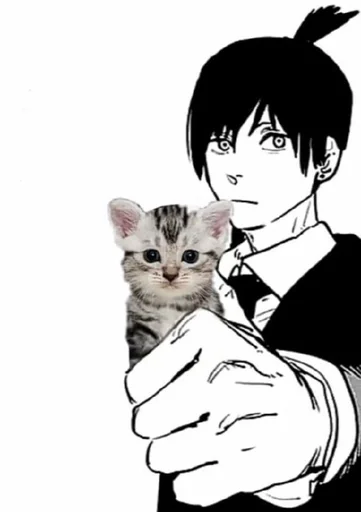 😼 Стикер «Aki Hayakawa» для Telegram