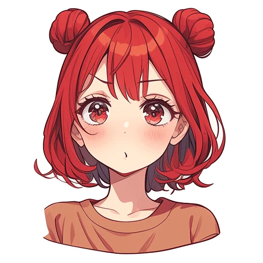 😟 Стикер «Akiba» для Telegram