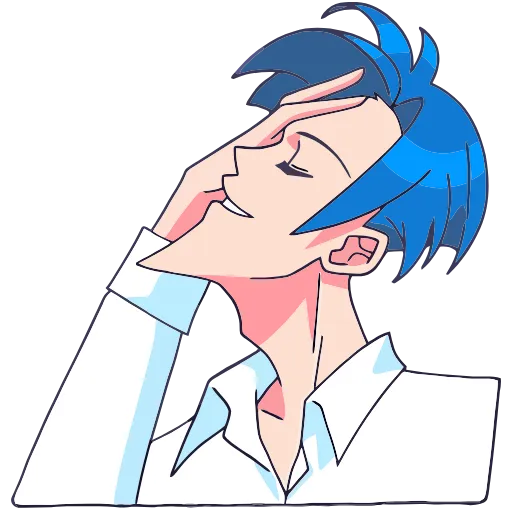 ☺️ Эмодзи «Акихико семпай» для Telegram