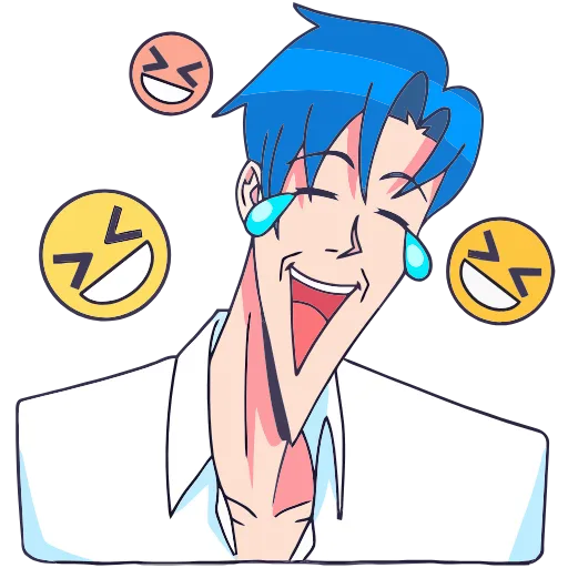 🤣 Эмодзи «Акихико семпай» для Telegram