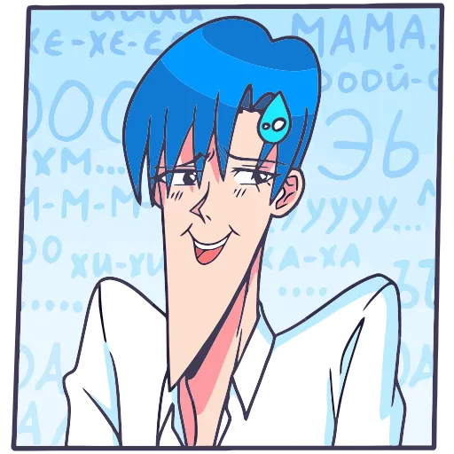 😅 Эмодзи «Акихико семпай» для Telegram