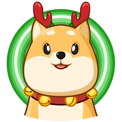 😌 Стикер «Акио - помощник Санты» для Telegram