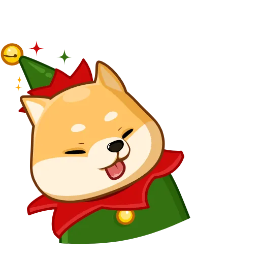 🎅 Стикер «Акио - помощник Санты» для Telegram