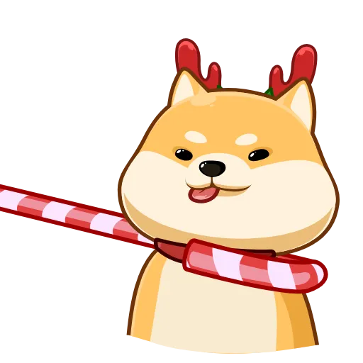 😬 Стикер «Акио - помощник Санты» для Telegram