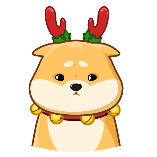 😔 Стикер «Акио - помощник Санты» для Telegram