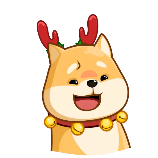 😁 Стикер «Акио - помощник Санты» для Telegram