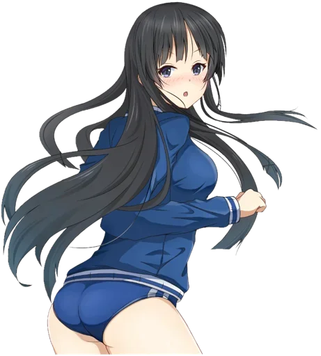 😍 Стикер «Akiyama Mio» для Telegram