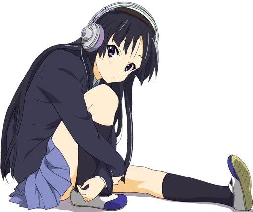 😍 Стикер «Akiyama Mio» для Telegram