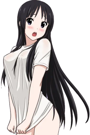 😍 Стикер «Akiyama Mio» для Telegram