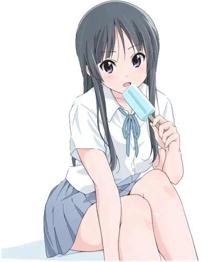 😍 Стикер «Akiyama Mio» для Telegram