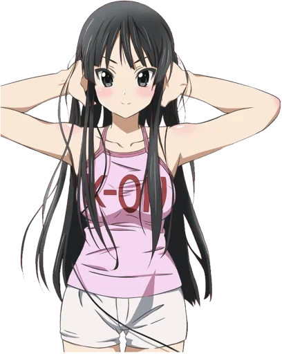 😍 Стикер «Akiyama Mio» для Telegram