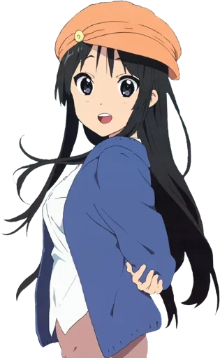 😍 Стикер «Akiyama Mio» для Telegram