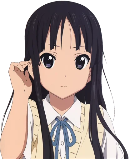 😍 Стикер «Akiyama Mio» для Telegram