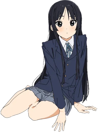 😍 Стикер «Akiyama Mio» для Telegram