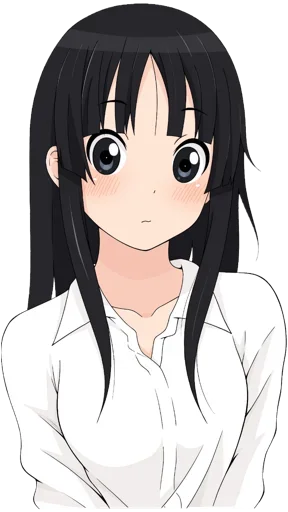 😍 Стикер «Akiyama Mio» для Telegram