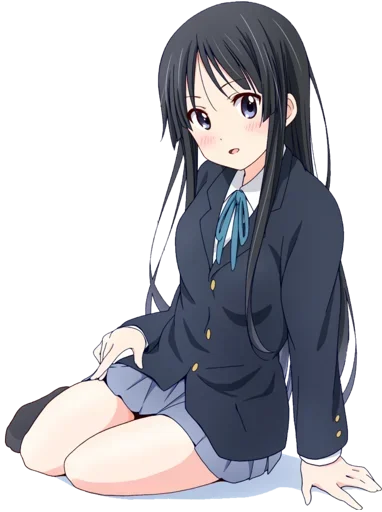 😍 Стикер «Akiyama Mio» для Telegram