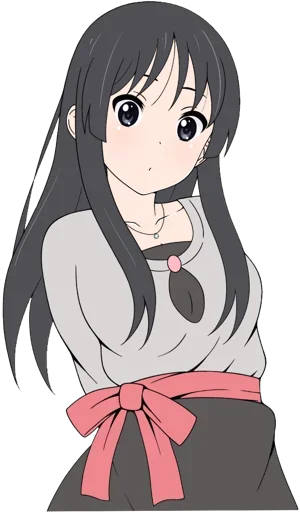 😍 Стикер «Akiyama Mio» для Telegram
