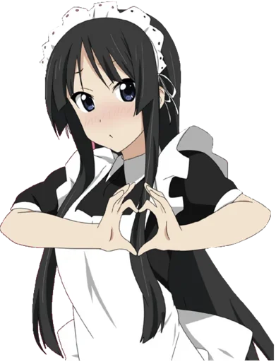 😍 Стикер «Akiyama Mio» для Telegram