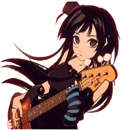 😍 Стикер «Akiyama Mio» для Telegram