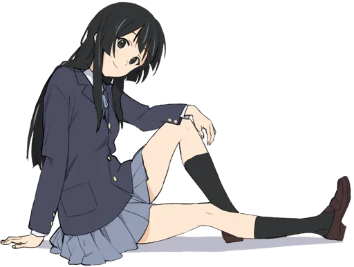 😍 Стикер «Akiyama Mio» для Telegram