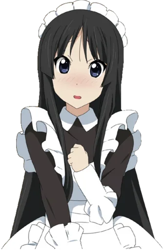 😍 Стикер «Akiyama Mio» для Telegram