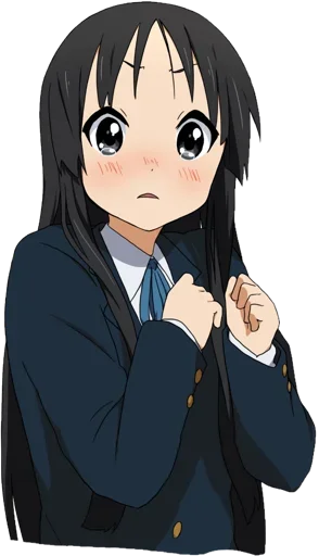 😍 Стикер «Akiyama Mio» для Telegram