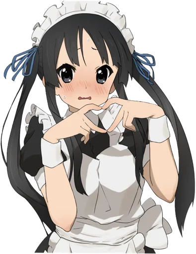😍 Стикер «Akiyama Mio» для Telegram