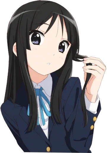 😍 Стикер «Akiyama Mio» для Telegram