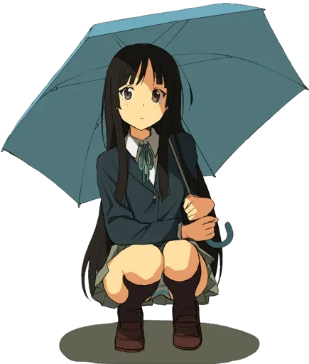😍 Стикер «Akiyama Mio» для Telegram