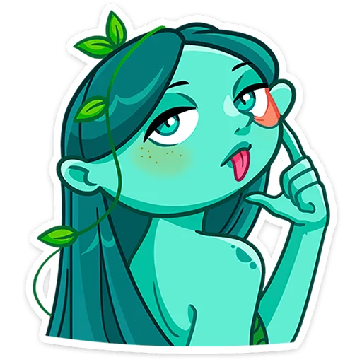 😛 Стикер «Акки» для Telegram