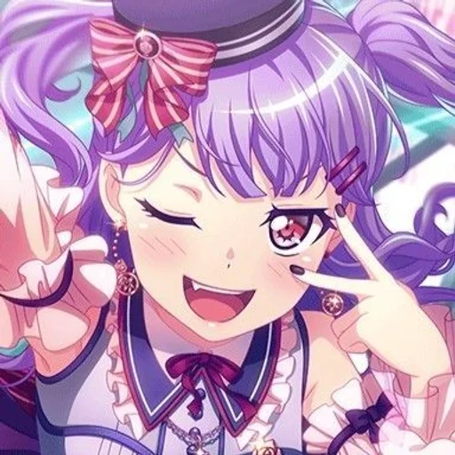 💜 Стикер «Ako Udagawa» для Telegram