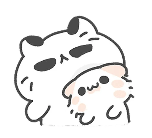 🥛 Стикер «акунья и монья» для Telegram
