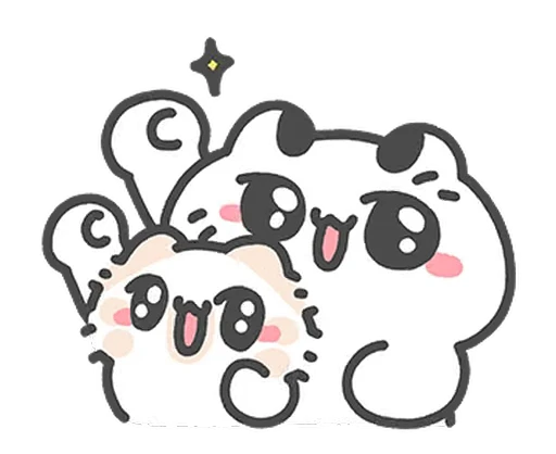 🥛 Стикер «акунья и монья» для Telegram