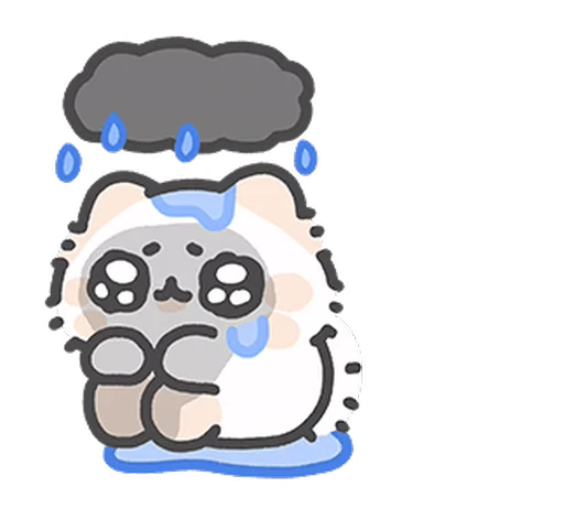 🥛 Стикер «акунья и монья» для Telegram