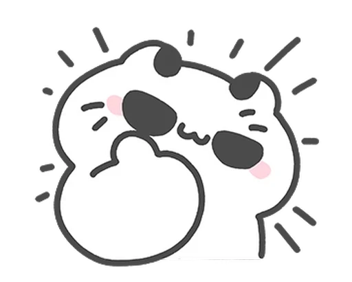 🥛 Стикер «акунья и монья» для Telegram