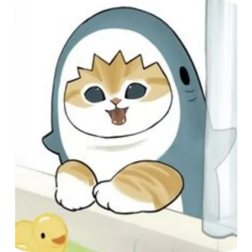 🥳 Стикер «Акула» для Telegram