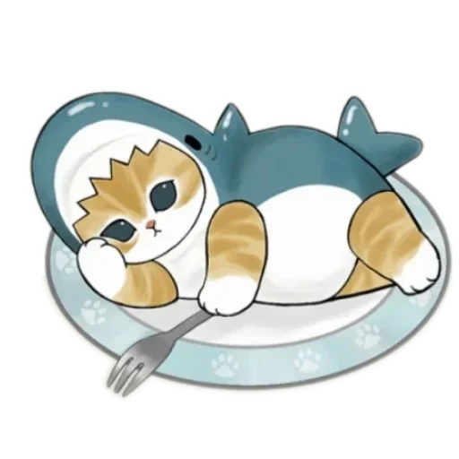🍰 Стикер «Акула» для Telegram