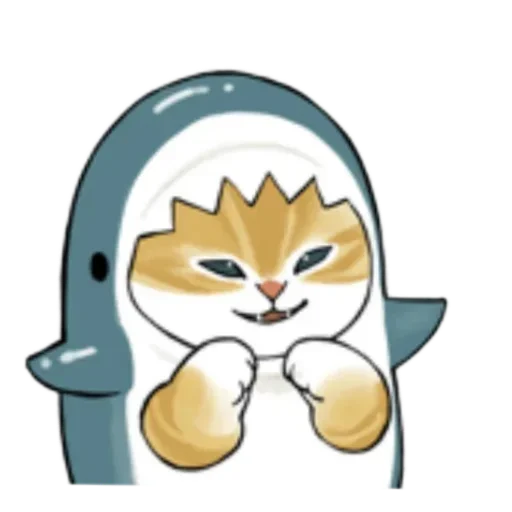 😈 Стикер «Акула» для Telegram
