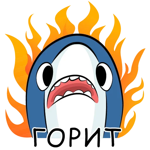 🤯 Стикер «Акулка из Икеи» для Telegram