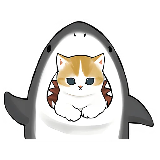 😳 Стикер «Акулы и котята 4» для Telegram