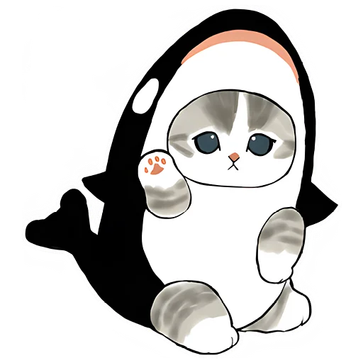 😒 Стикер «Акулы и котята 4» для Telegram