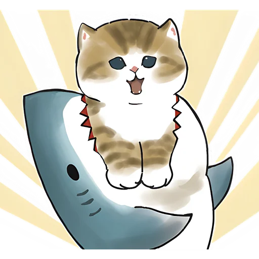 ☺️ Стикер «Акулы и котята 4» для Telegram