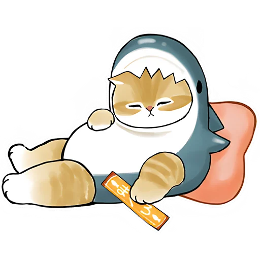 😅 Стикер «Акулы и котята 4» для Telegram