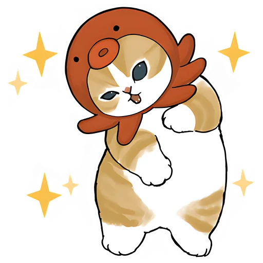 🥰 Стикер «Акулы и котята 4» для Telegram