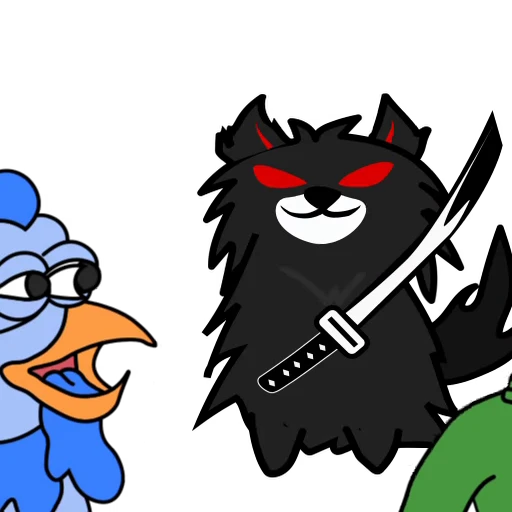 ⚔️ Стикер «Akuma Inu» для Telegram