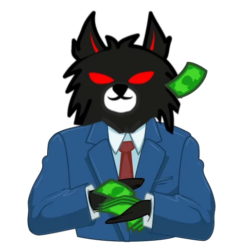 💸 Стикер «Akuma Inu» для Telegram