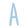 Стикерпак Акварельный шрифт для Telegram