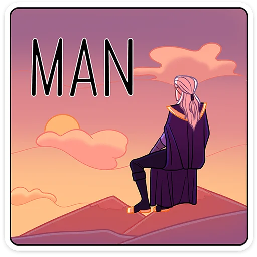 🌅 Стикер «Эльф Ал» для Telegram