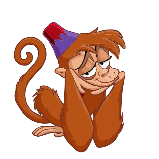 Стикер 10 Набор эмоджи по мульту «Aladdin Аладдин» из ВК в HD качестве